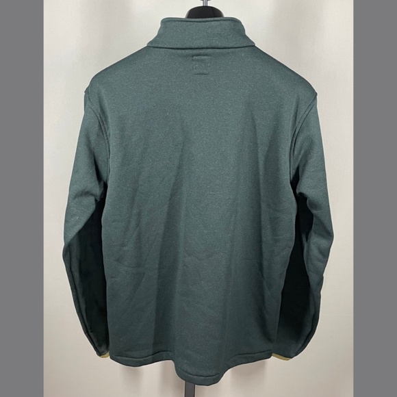 NEW CC Filson Jacket Mens Medium green woven fleece vintage pull over outdoor - Picture 8 of 10